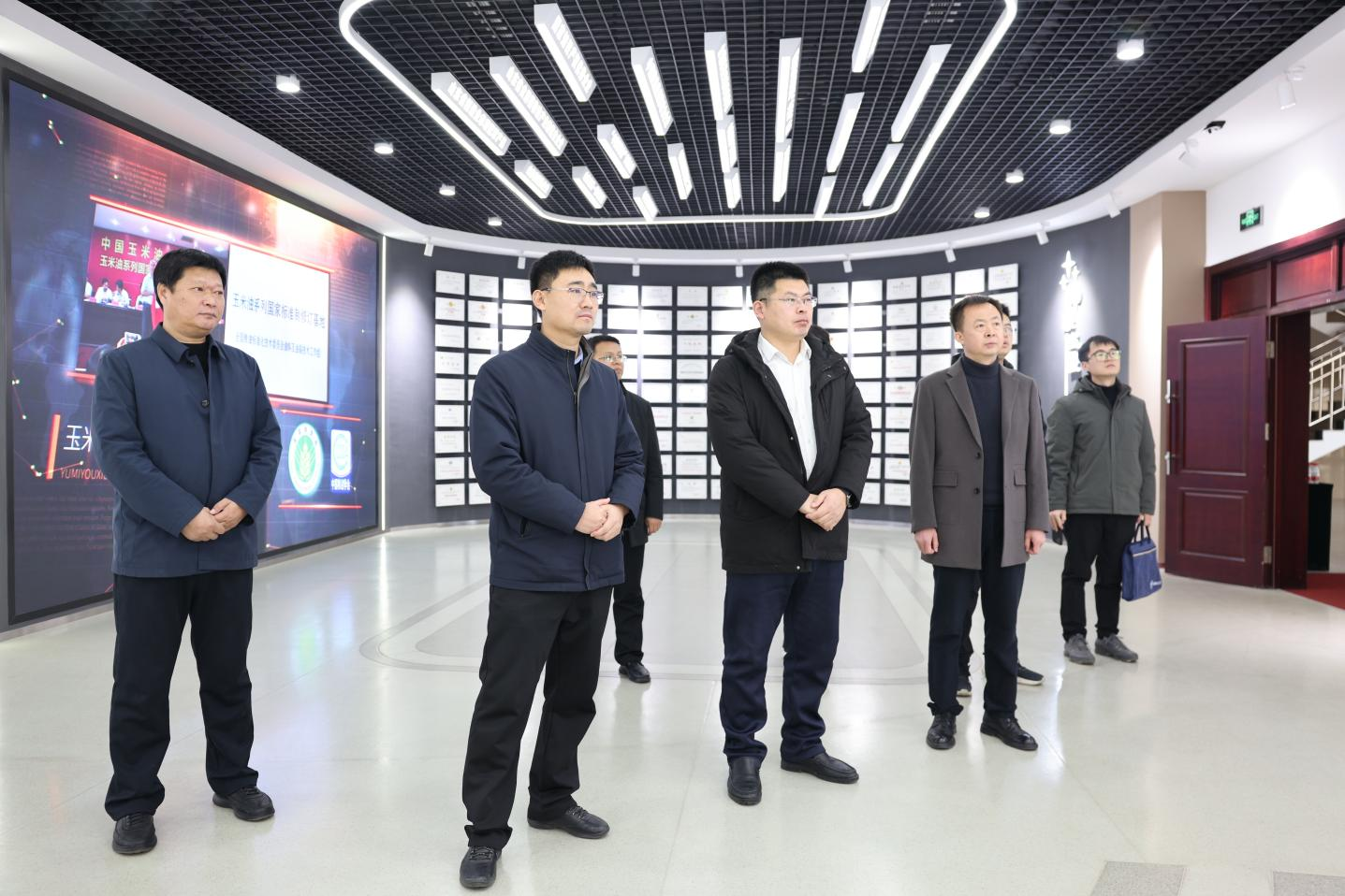 博興縣委社會工作部來山東三星集團考察學習