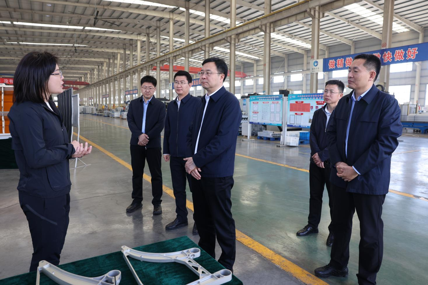 鄒平市委副書記、代市長(zhǎng)孫東平來山東三星集團(tuán)調(diào)研