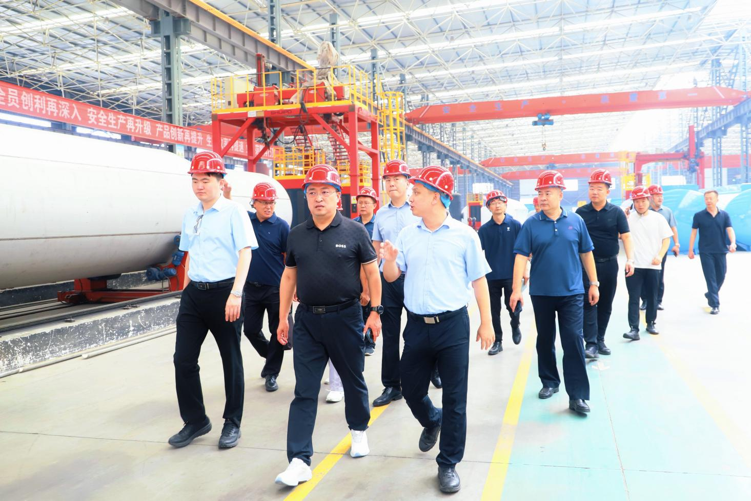 濱州市高端裝備制造產(chǎn)業(yè)鏈專班來三星機(jī)械公司考察